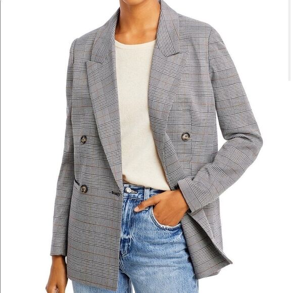 AQUA by Bloomingdales Plaid Blazer - Picture 1 of 4